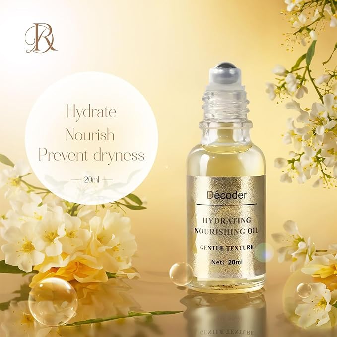 Decoder Beauty Hydration and Sensitivity Care Eye Serum Oil, Eye Skin Care Essence Oil, Under Eye Cream, with Jojoba Oil, Squalane and Rice Germ Oil - Soothing Eye Care for Dry and Sensitive Skin