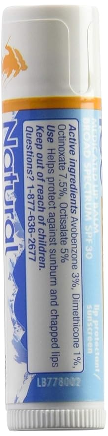 Natural Ice Mentholatum Sport Medicated Lip Protectant With Spf 30 Sunscreen, 0.15 Ounce (Pack of 2)