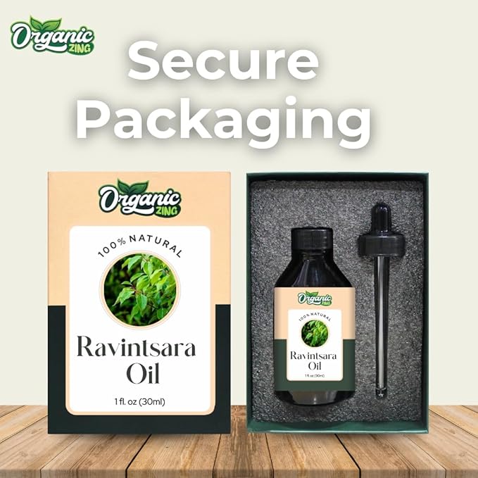 Ravintsara (Cinnamomum camphora) Oil |Pure & Natural Essential Oil for Aroma, Skincare & Massage- 30ml/1.01fl oz