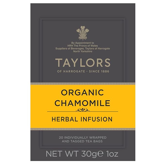 Taylors of Harrogate Organic Chamomile Herbal Tea, 20 Teabags