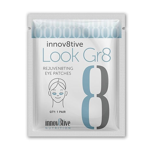 Look Gr8 Eye - Targets Dark Circles, Puffiness, and Wrinkles with Collagen, Aloe, and Vitamins D3 & E Youthful Radiance (Single)