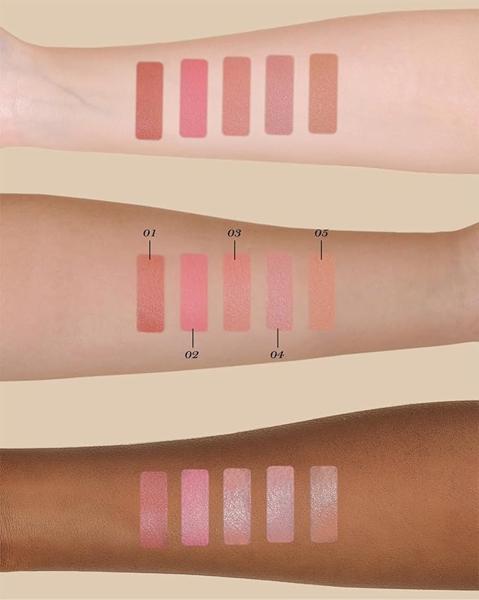 Flower Knows Little Angel Cream Blush,Buildable & Blendable Makeup Blush for cheeks,Soft & Long-lasting,Dusty Mauve Rose Flush for All Skin Tones(04 Rose Ashes,6g)