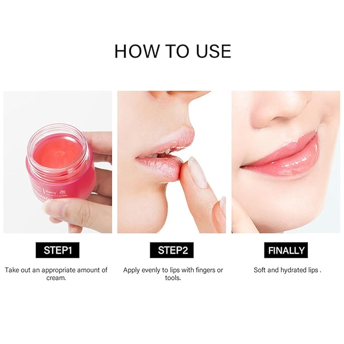 Cherry Lip Mask, Hydrating Lip Mask, 20G