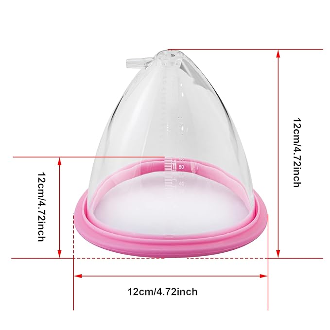 Elitzia Accessories Cup 70 80 90 105 120 One Pair Breast Enlargement Vacuum Pump Cups Shape Breast Lifting Machine Digital Breast Beauty Salon Spa Equipment Professional Beauty Instrument