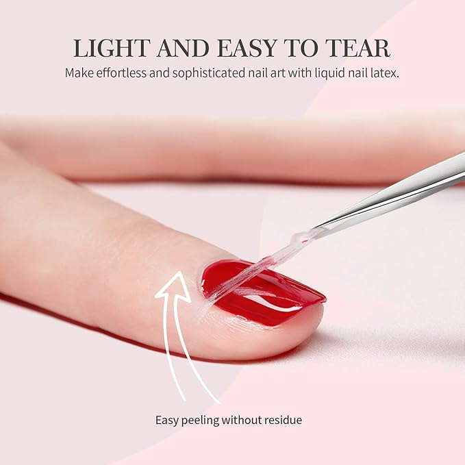Saviland Cuticle Remover and Cuticle Oil Kit and Liquid Latex for Nails