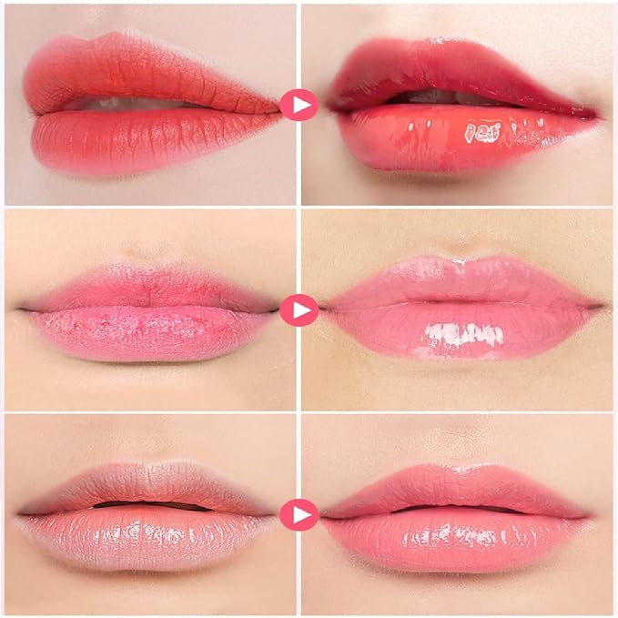 4 Pcs Bee Balm Lip Balm Honey Pot, Honey & Strawberry Lip Mask Propolis Moisturizing Hydrating Prevention Dry and Cracked Lip Scrubs Exfoliator.