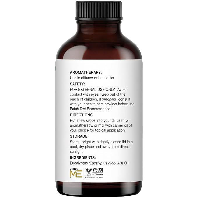Majestic Pure Eucalyptus Essential Oil - 100% Pure Eucalyptus Oil for Aromatherapy, Massage & Topical Uses, Perfect for Diffuser & Essential Oil Diffuser - 1 Fl Oz