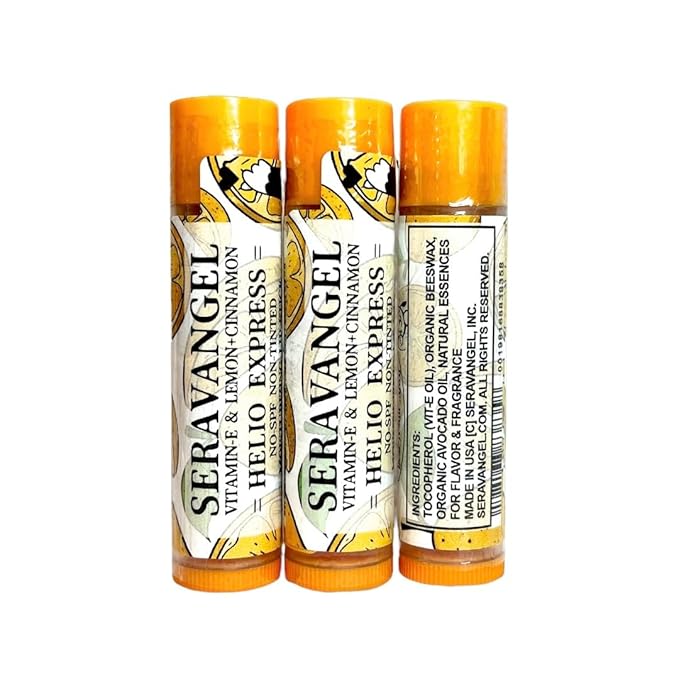 Helio Express Lip Moisturizing Balm, Vitamin Natural,