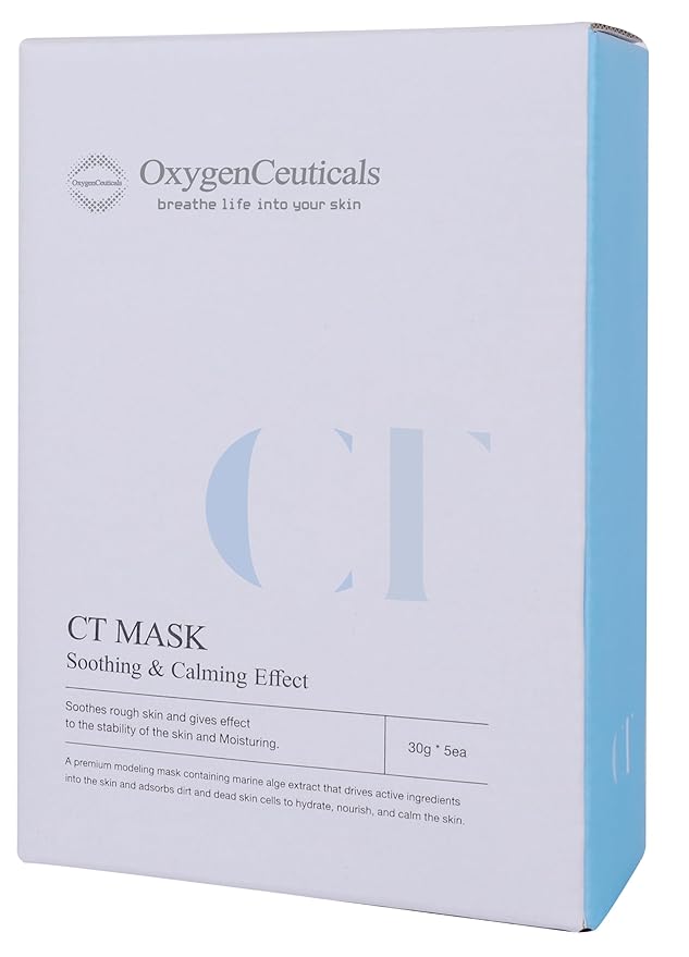 CT Mask – Premium Menthol Cooling & Calming Peel-Off Algae Mask for Face (1kg, 33 Packs)