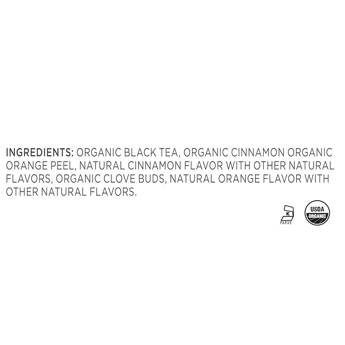 Tea Forte Sweet Orange Spice Premium Organic Loose Leaf Caffeinated Black Tea Blend Canister, Makes 35-50 Cups, Tea Gifts for Mother's Day