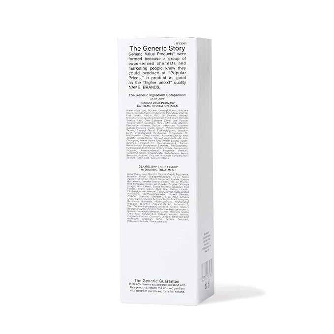 Generic Value Products Extreme Hydration Mask Compare to THIRSTYMUD Hydrating Treatment