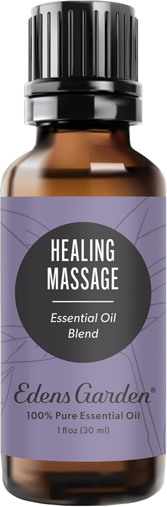 Edens Garden Healing Massage Essential Oil Blend- 100% Pure Premium Grade, Undiluted, Natural, Therapeutic, Aromatherapy, The Best for Skin, Face, Kid Safe 30 ml (1 fl oz)