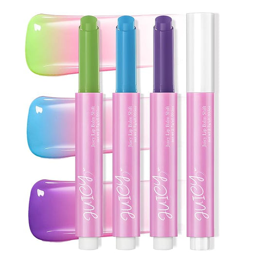 DAGEDA 3PCS Tinted Lip Balm, Moisturizing Non-Greasy,