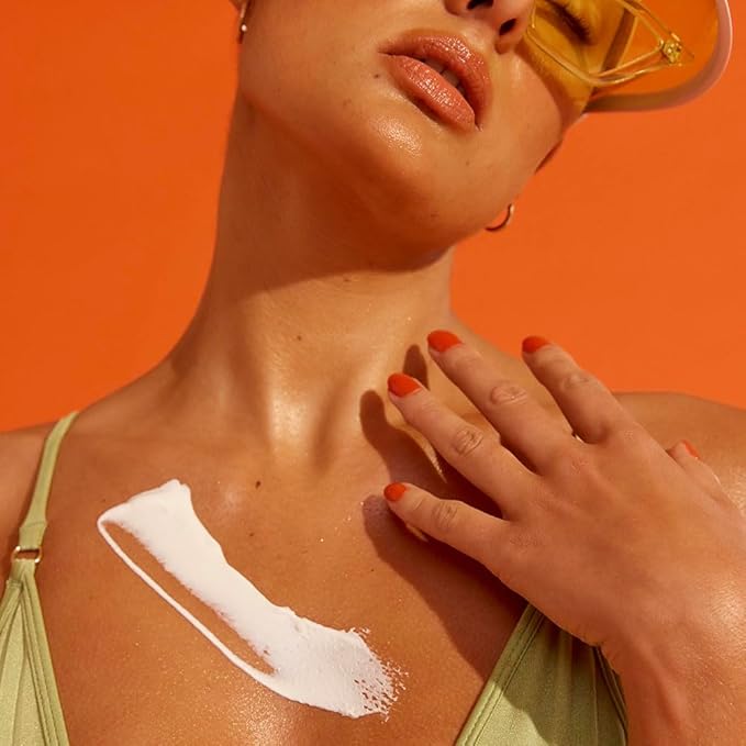 Frank Body SPF50+ Hydrating Body + Facial Sunscreen | Vegan & Cruelty- Free | UVA & UVB Broad Spectrum Sunscreen | Oxybenzone- Free | Hyaluronic Acid, Vitamin E & Aloe Vera (4.73 fl oz/ 140mL)