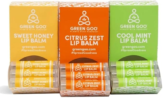 Green Goo All-Natural Lip Balm, Cool
