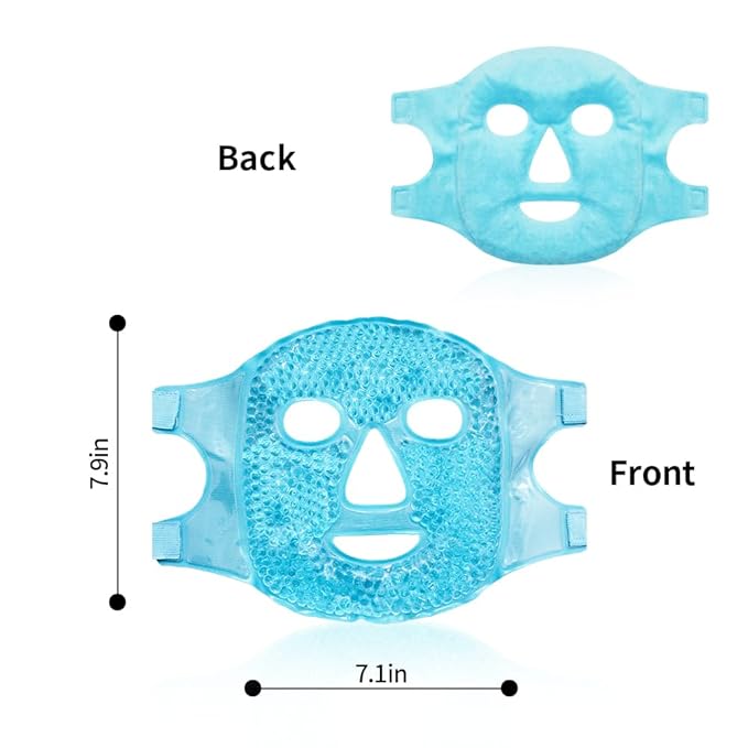 Cold face eye masks ice