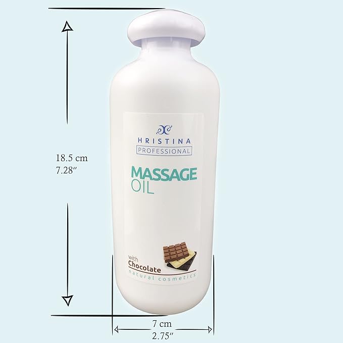 Chocolate Massage Oil For Body Relaxing Massage And Skin Care | Natural-based Blend Of Grapeseed And Avocado Oils, Infused With Dark Chocolate Scent | Natural Massage Lotion for Massage Therapy, 500ml