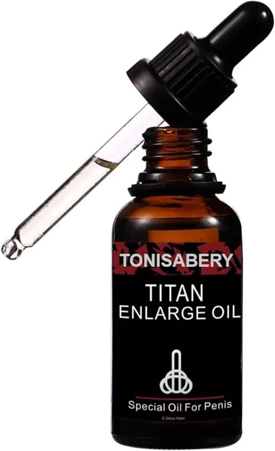 Tonisabery Enlarge Oil Red - Men's Herbal Massage Oil - Ginseng & Ginkgo Biloba Blend - 10ml