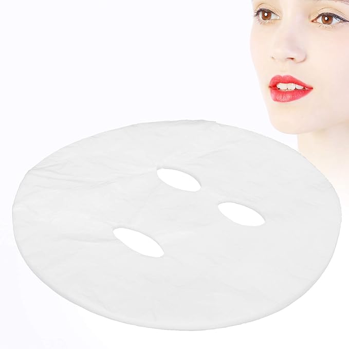 600pcs Plastic Facial Mask Preservative Film Disposable Plastic Film Facial Mask Paper DIY Beauty Skin Care Facial Mask Sheet Retention