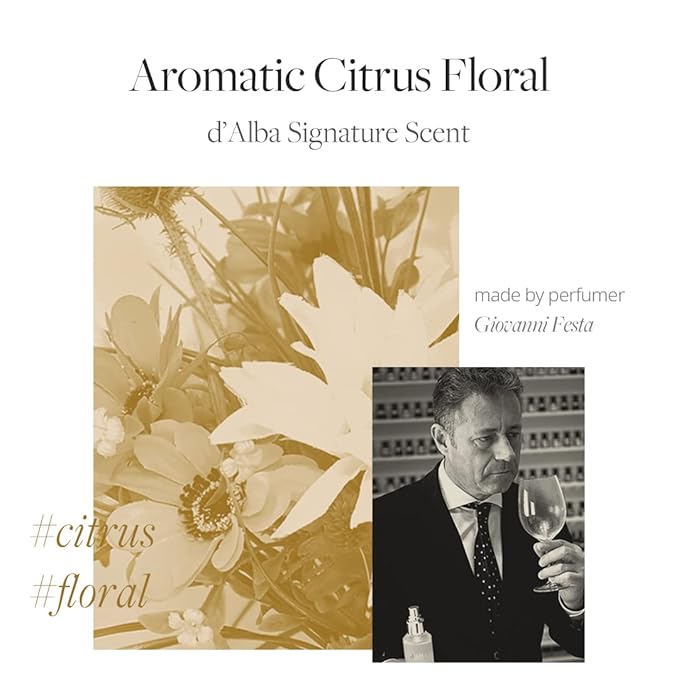 d'alba Piedmont Italian White Truffle Aromatic Body Mist Serum, Glowy Hydrating Body Serum Spray, Go-to Body Mist for dry and damaged skin, Romantic Fragrance Body Mist, Korean Skin Care (6.08 fl oz.)