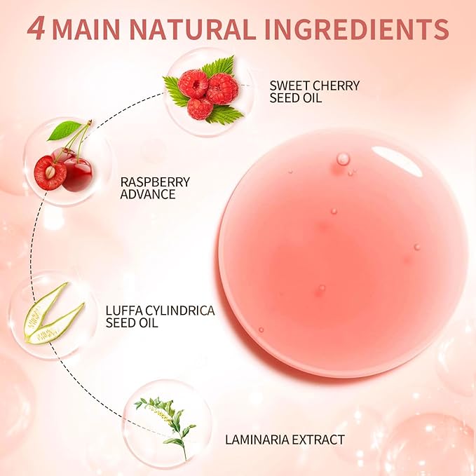 Plumping Lip Oil, Hydrating Gloss Tinted Lip Balm Transparent Lip Care, Big Brush Head Glitter Shine, Long Lasting Nourishing Non-sticky Fresh Texture(2PCS ROSEWOOD)