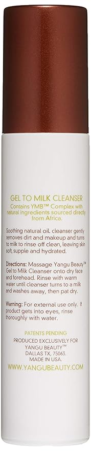 Gel to milk cleanser