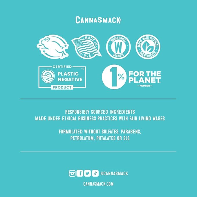 CannaSmack Natural Hemp Lip Balm - Moisturizing