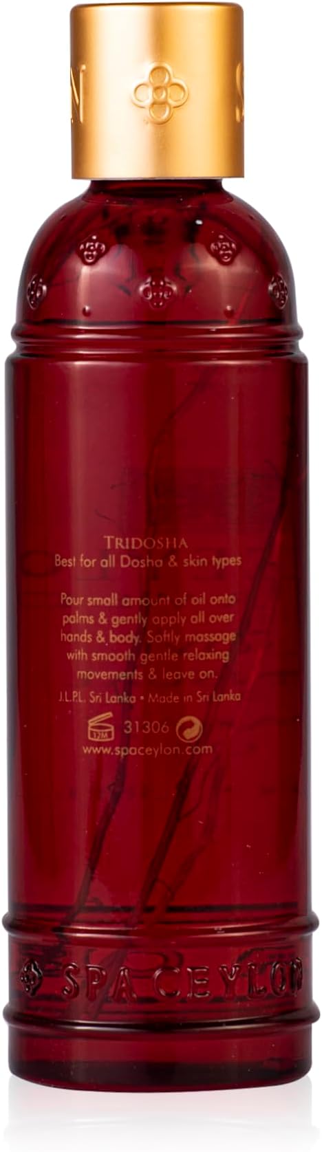 SPA CEYLON Love Sensual Massage Oil for Ultimate Relaxation | Body Oil Massage | Natural Massage Oil