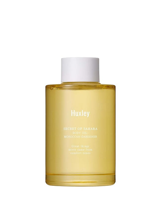 Huxley Secret of Sahara Body Oil Moroccan Gardener 3.38 fl. oz. | Korean Nourishing Body Oil | For Dry Skin
