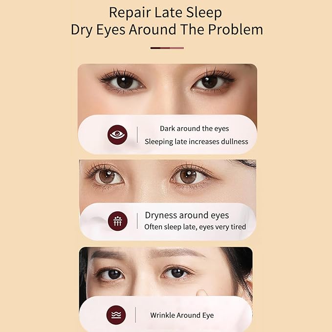 BLUE LOVE Anti-Aging Eye Cream – Reduces Dark Circles & Puffiness, Moisturizing Under-Eye Bags & Fast-Absorbing Wrinkle Treatment for Men & Women, 0.7oz