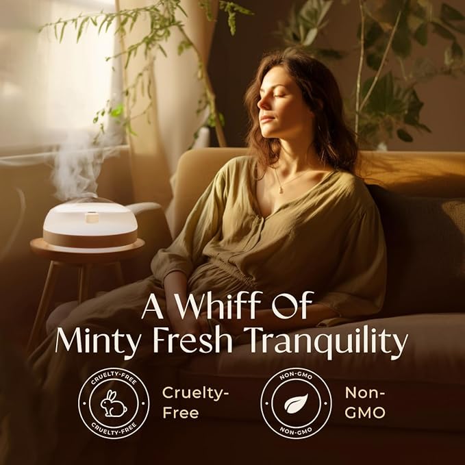 Gya Labs Headache Essential Oil Blend for Diffuser, Aromatherapy, Massage & DIY - 100% Pure Natural Ingredients of Spearmint, Rosemary & Eucalyptus (0.34 Fl Oz)