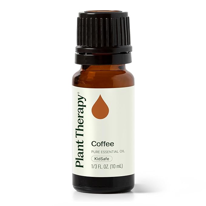 Plant Therapy Coffee Essential Oil 100% Pure, Undiluted, Natural Aromatherapy, Therapeutic Grade 10 mL (1/3 oz)