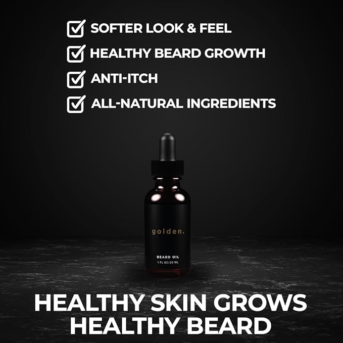 Golden Grooming Co. Beard Oil oz