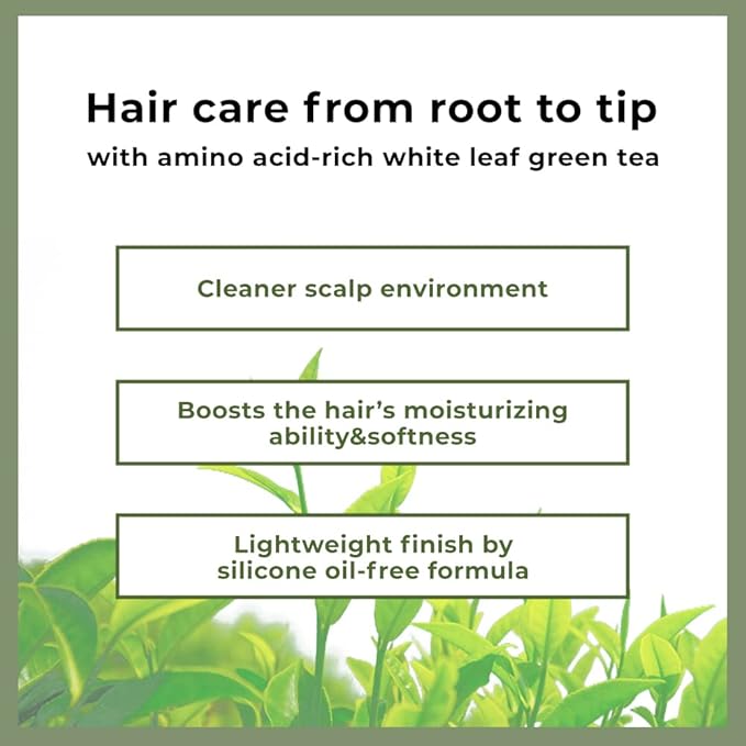 AMOS PROFESSIONAL Korean Green Tea Nourishing Hair Mask 8.45 oz (250ml) | Deep Conditioning Treatment for Hair Growth and Moisture