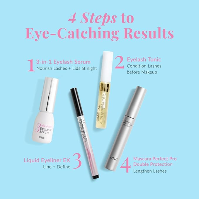 DHC 3-in-1 Eyelash Serum, 0.30 fl. oz.