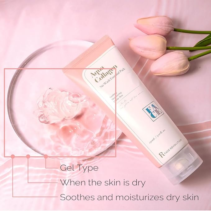 Gel Cream Mask Pack 150ml(5.07 fl.oz.) Fast absorption No wash No Patch Essential Face Mask Pack (Aqua Collagen)