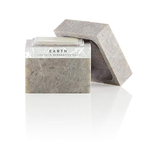 Zents Concreta Firming Repair Balm & Solid Parfum (Earth Fragrance) | Moisturizing Shea Butter & Coconut Oil for Skin | 1.25 fl oz