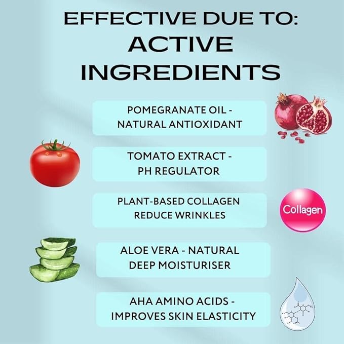 AquaBio Face Lifting Cream with Powerful Peptides and Vegan Collagen for Firming and Natural Glow - Eco-Friendly, Cruelty-Free Skin Care with Hydrating Botanicals. Made in Spain.