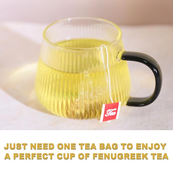 TEARELAE - Fenugreek Tea Bag - 3g x 50 Count - Premium Natural Fenugreek Seed Tea - Non-GMO - Caffeine-free - Support Digestion & Improve Heart Health