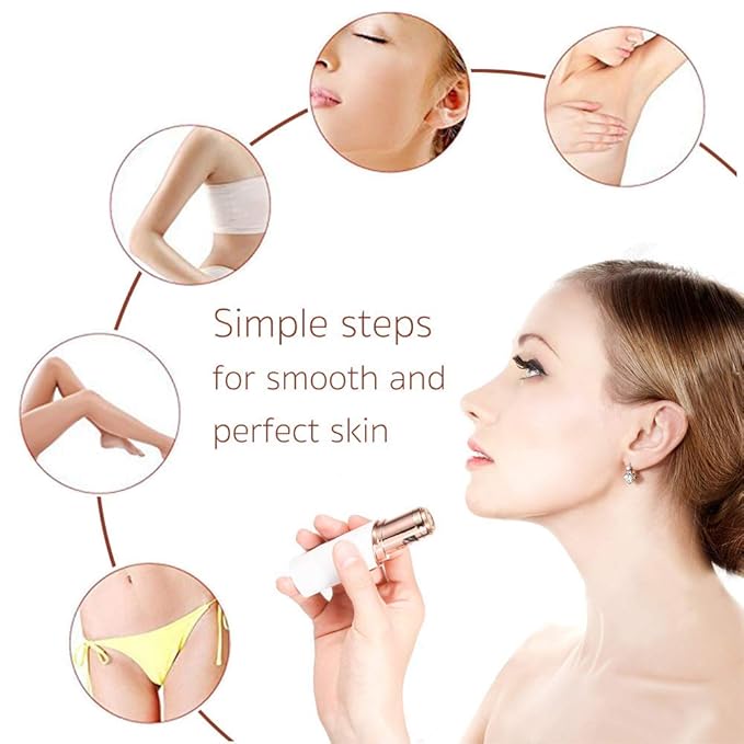 Generation 1 Replacement Heads for Old Flawless Gen 1 Facial Hair Remover, 2 pack