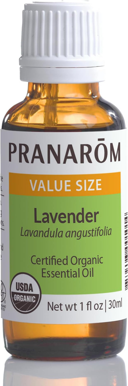 Pranarom USDA Certified Organic Lavender Essential Oil (30ml), 100% Pure Undiluted Therapeutic Grade from French Alps for Aromatherapy, Diffuser, Healthy Skin & Hair, Massage, Relaxation