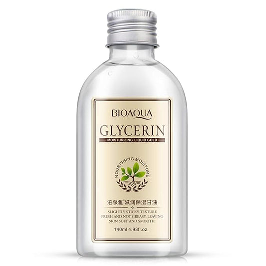 BIOAQUA Glycerin Natural Plant Fresh Extracts Herbal Nourishing Moisturizing Soft Skin Care Beautiful Healthy Glow 140 ml
