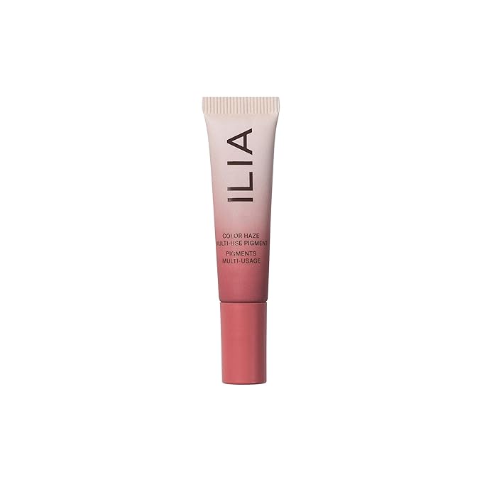 ILIA - Color Haze Multi-Use Matte Pigment | Cream Blush + Lip Color In One | Nourishing, Fuss-Free Application | Non-Toxic, Vegan, Cruelty-Free, Silicone-Free (Temptation Soft, 0.23 fl oz | 7 ml)