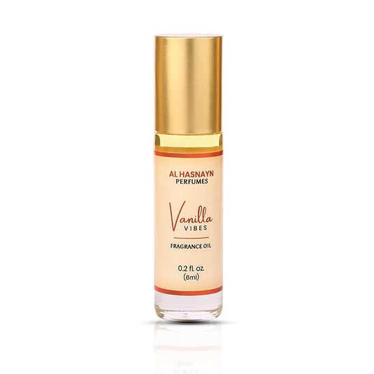 AL-HASNAYN Vanilla vibes Fragrance Oil Roll-On Perfume 6ML 0.20 fl oz |Rollerball perfume |Alcohol free| Long Lasting | Gifts for men women|