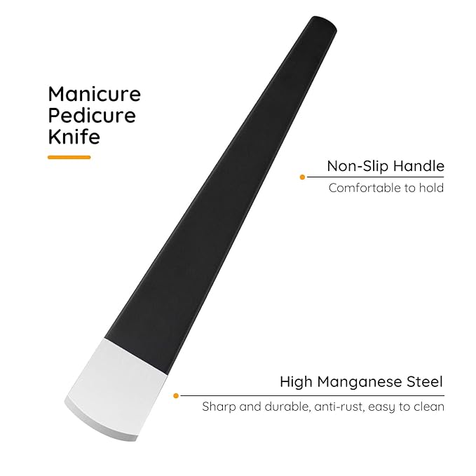 4pcs Pedicure Knife Set, Segbeauty Ingrown Toenail Knife, Correction Nippers Clipper Remover with Carry Bag, High Manganese Steel Nail Care Foot Repair Cutter for Calluses for Beauty Salon Home Use