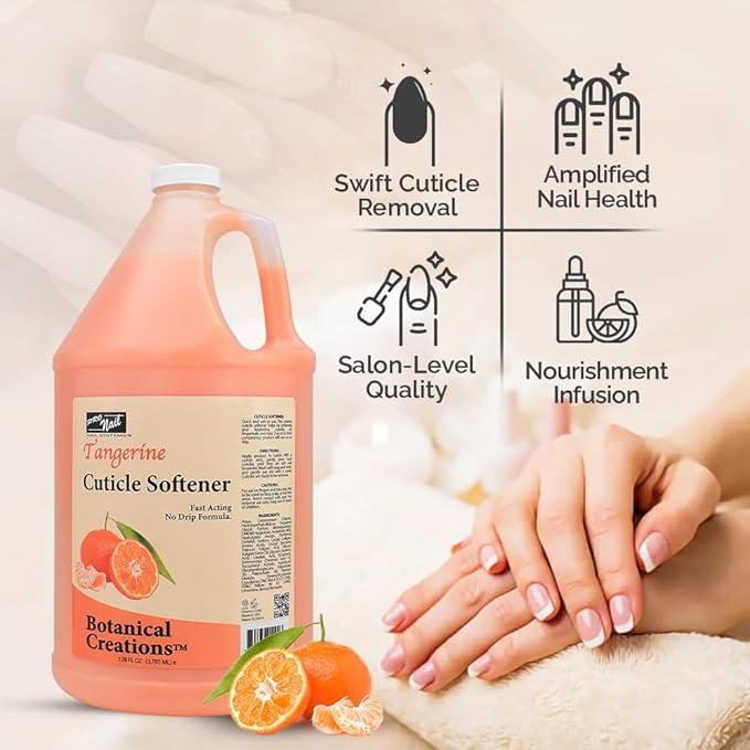 PRO NAIL - Healing Therapy Massage Lotion - Professional Pedicure, Body and Hot Oil Manicure, Infused with Natural Oils, Vitamins, Panthenol and Amino Acids (Mandarin, 1 Gallon)