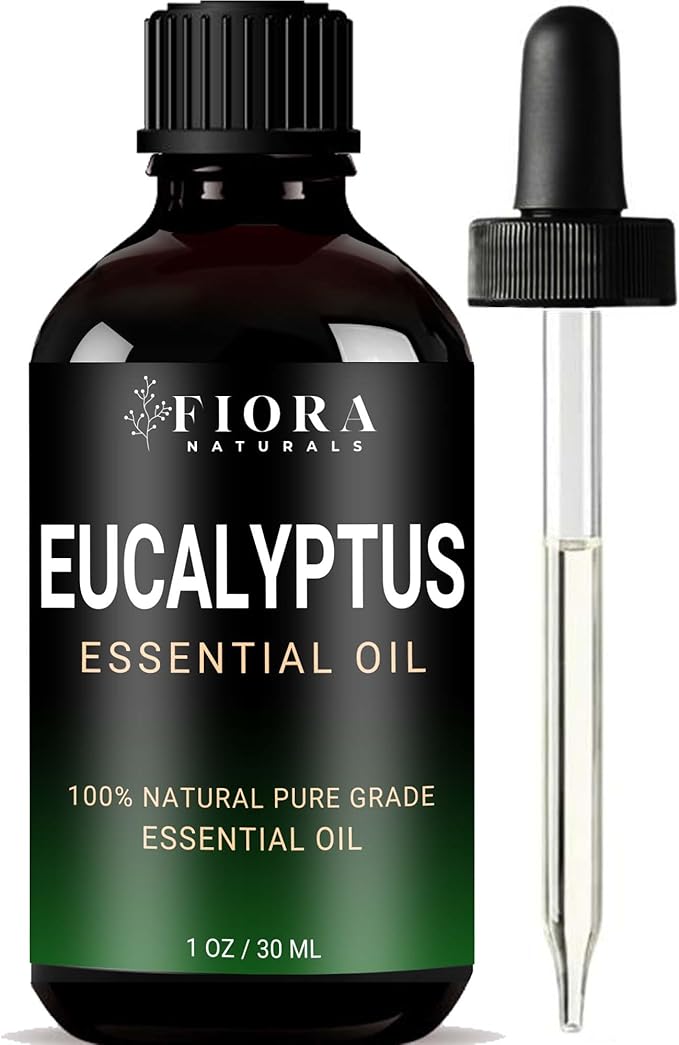 Eucalyptus Essential Oil - 100% Pure Eucalyptus Oil for Diffuser, Humidifier, Sinus, Cold, and Aromatherapy - Natural Eucalyptus Oil for Skin, Hair, Scalp and Massage