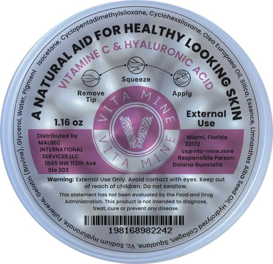 Skin Care Cream C and Hyaluronic Acid Breakable Capsules