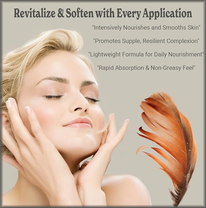 Natural Born Oils Australian Emu Oil, 4oz, Organic, Fully Refined, High in Omega-3 & 6, Perfect for Skin Nourishment, Hair Revitalization