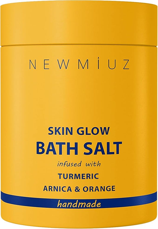 Natural Detox Bath Salt Soak Magnesium Epsom Salt Vitamin C Moisturize Skin Turmeric Orange Arnica Essential Oil Relaxation Stress Relief Gift Women
